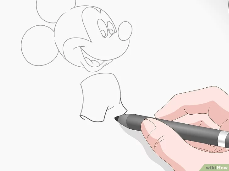 Tiêu đề ảnh Draw Mickey Mouse Step 23