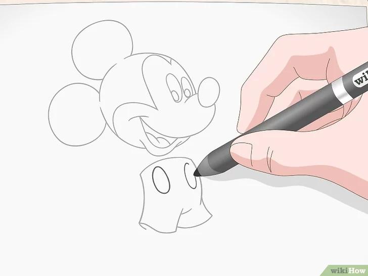 Tiêu đề ảnh Draw Mickey Mouse Step 24