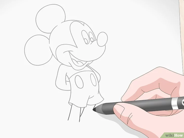 Tiêu đề ảnh Draw Mickey Mouse Step 27