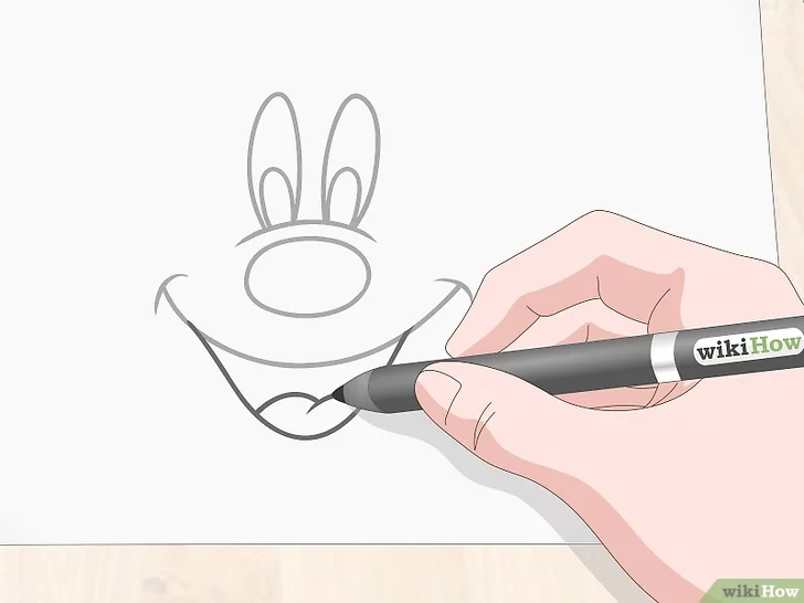 Tiêu đề ảnh Draw Mickey Mouse Step 6