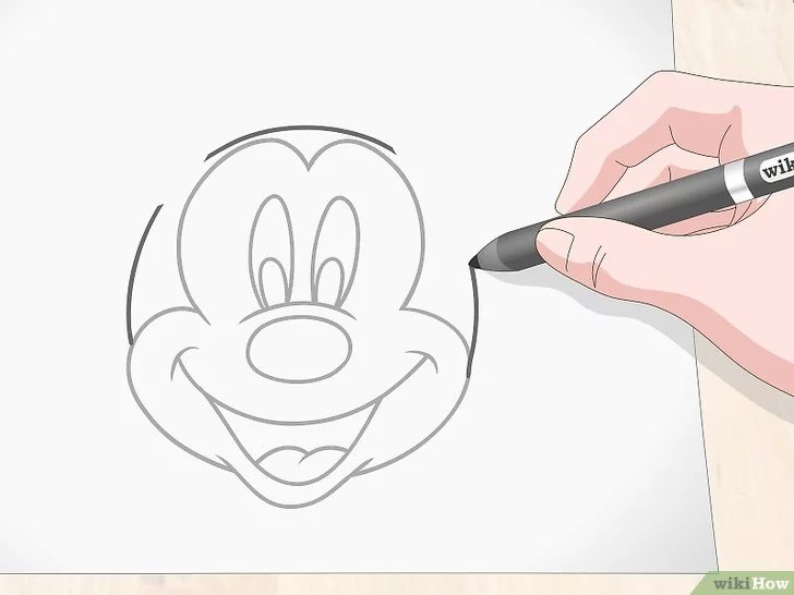 Tiêu đề ảnh Draw Mickey Mouse Step 8
