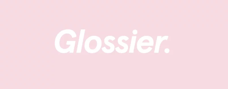 glossier minimalistic logo